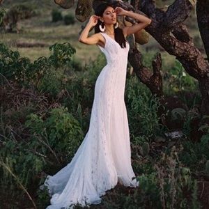 Wilderly Jolene Boho Wedding Dress Simple Lace